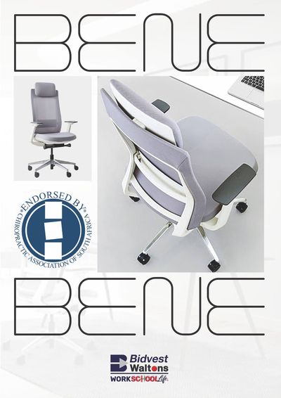 Books & Stationery offers | Bene Ergonomic Chair Brochure  in Bidvest Waltons | 2024/02/08 - 2024/03/31