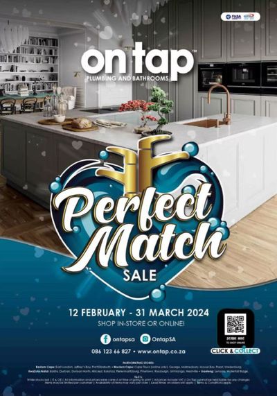 DIY & Garden offers in Durban | Perfect Match Sale in ON TAP | 2024/02/14 - 2024/03/31