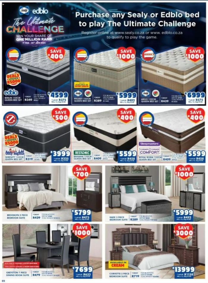 Russells deals furniture special