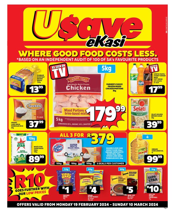 Usave Boksburg - Esteria Centre | Trading Hours & Specials | Tiendeo