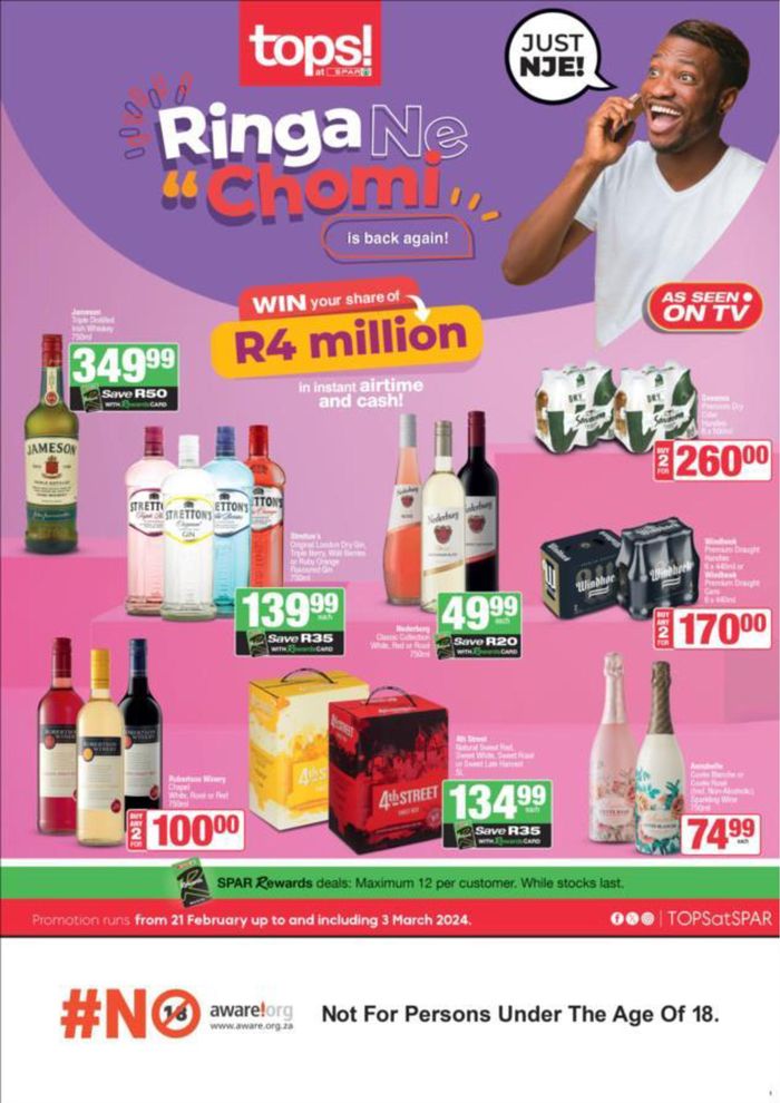 Tops Spar Stanger Maphumulo Main Street,SPAR complex Trading Hours