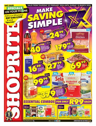 Shoprite Bloemfontein - 5 Stand Street | Trading Hours & Specials | Tiendeo