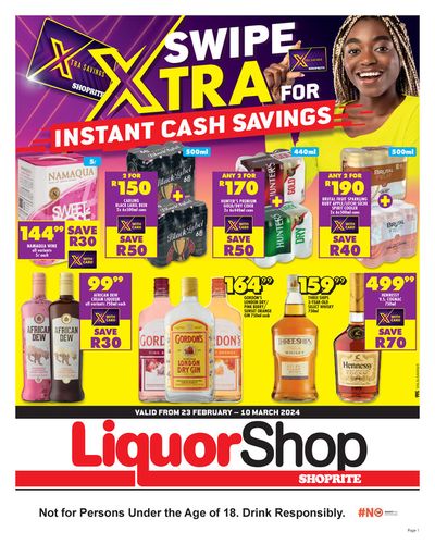 Shoprite Liquor Boksburg | Weekly Specials & Catalogues | Tiendeo