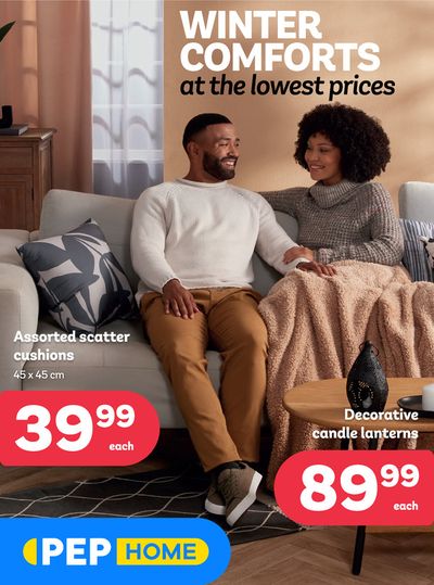 Home & Furniture offers in Boksburg | Winter Comforts at the lowest prices in PEP HOME | 2024/03/01 - 2024/03/28