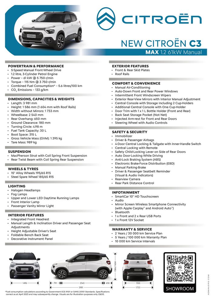 Citroen catalogue in Bloemfontein | Citroen NEW C3 MAX | 2024/02/29 - 2025/03/01