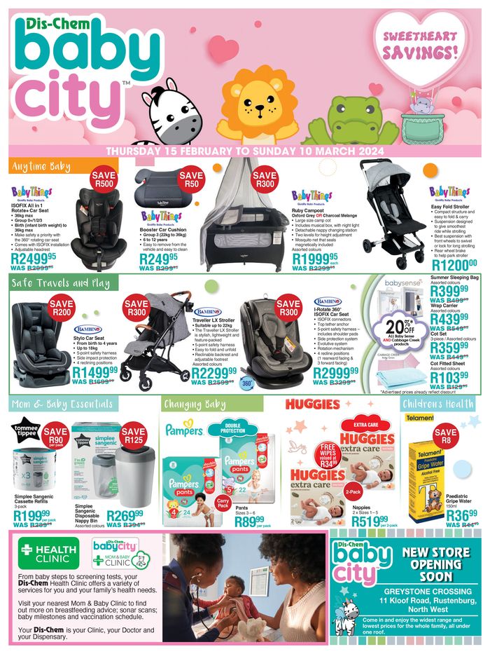 Baby City catalogue in Johannesburg | sale | 2024/03/01 - 2024/03/10