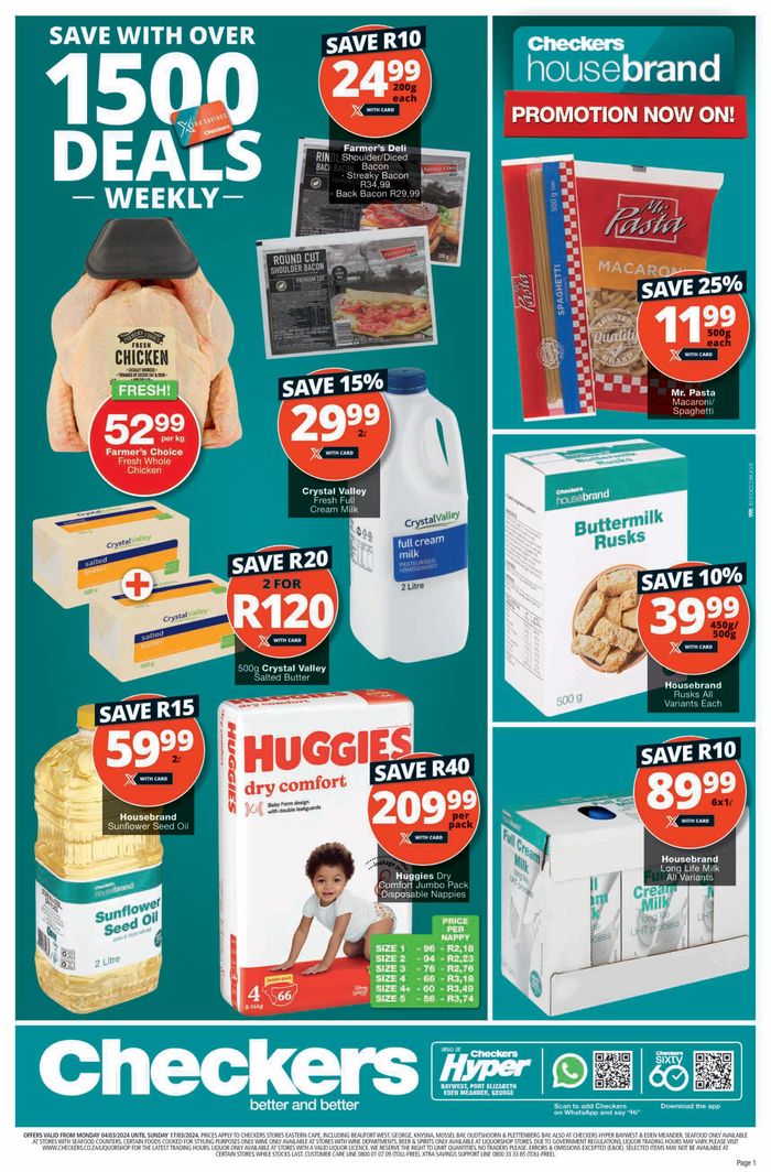 Checkers baywest deals