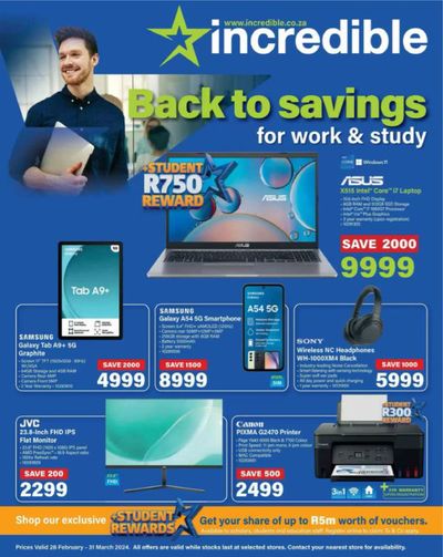 Incredible Connection catalogue in Klerksdorp | Back To Saving | 2024/03/04 - 2024/03/31
