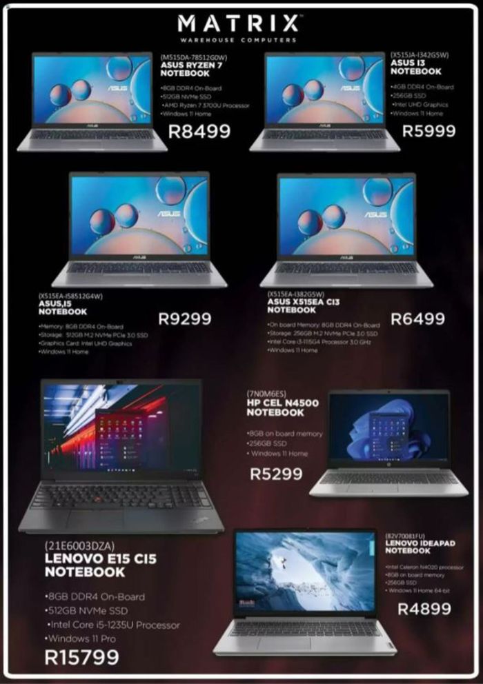 Matrix Warehouse catalogue in Cape Town | sale | 2024/03/04 - 2024/03/31