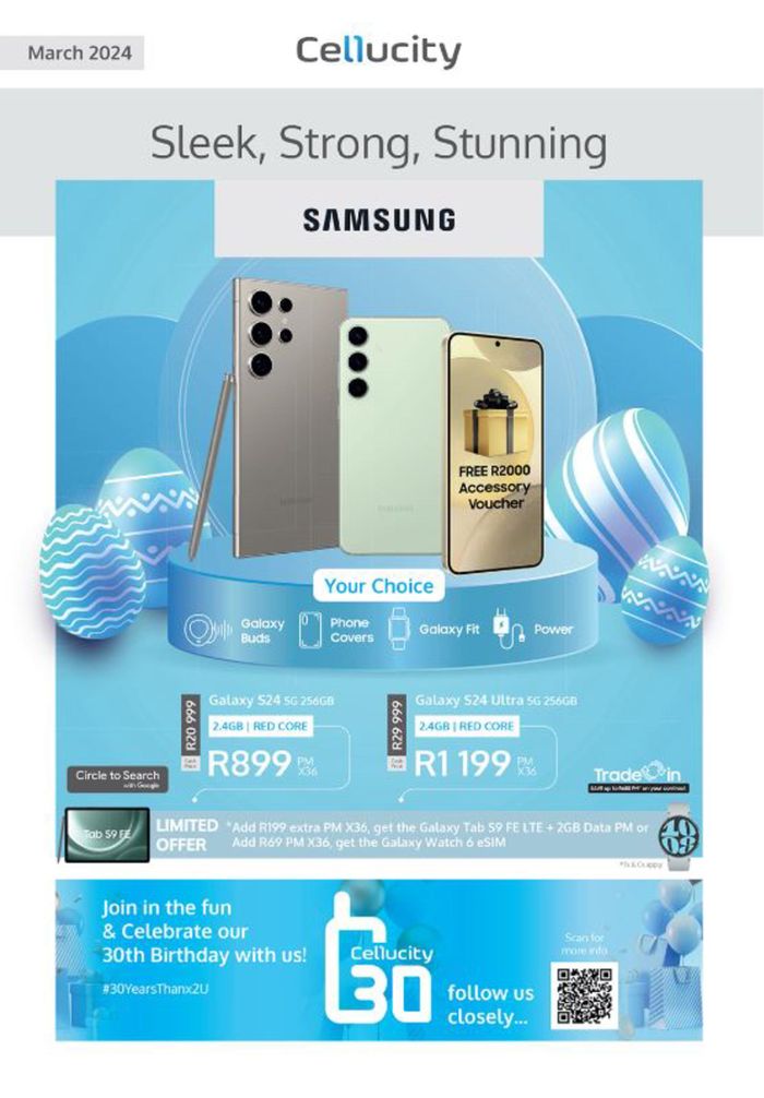 Cellucity catalogue in Kempton Park | The Wold's Thinnest & Lightest Foldable Phone | 2024/03/07 - 2024/03/31