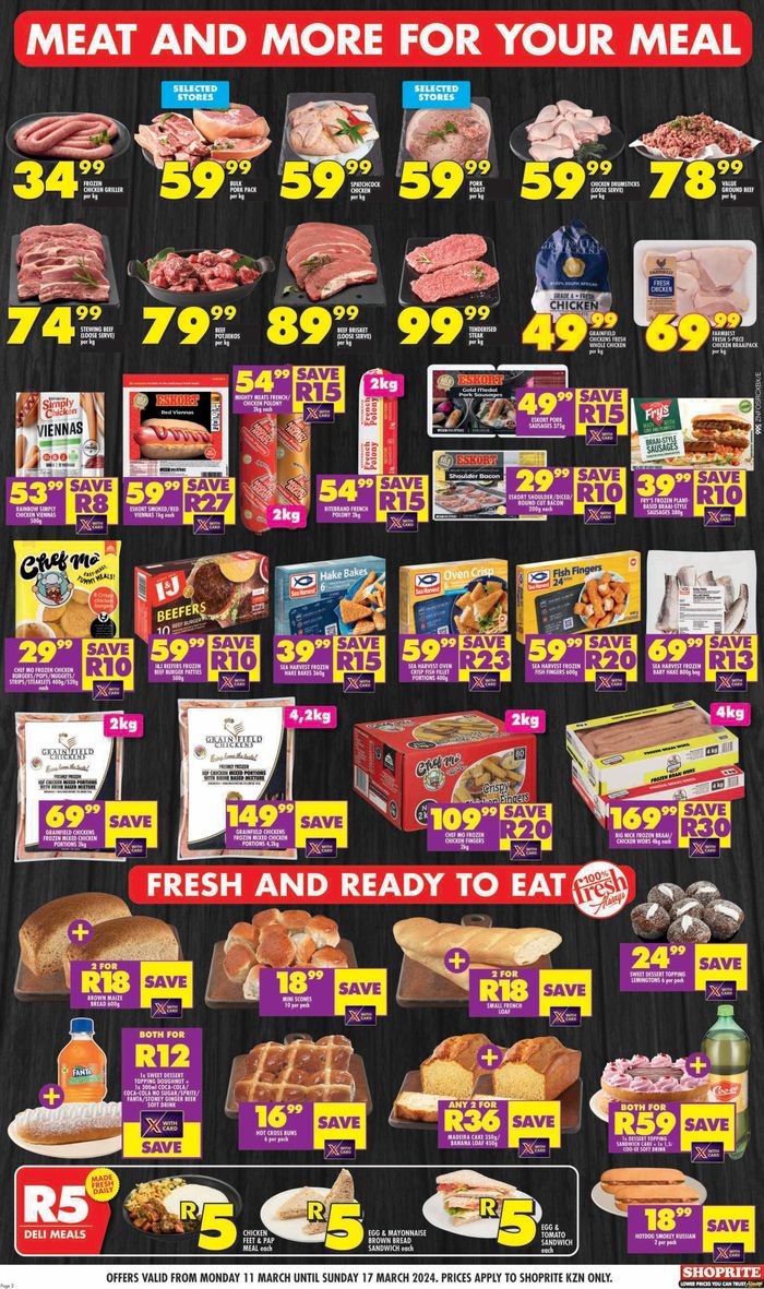 Shoprite Madadeni Cnr Br1 and Br6 Roads Trading Hours & Specials