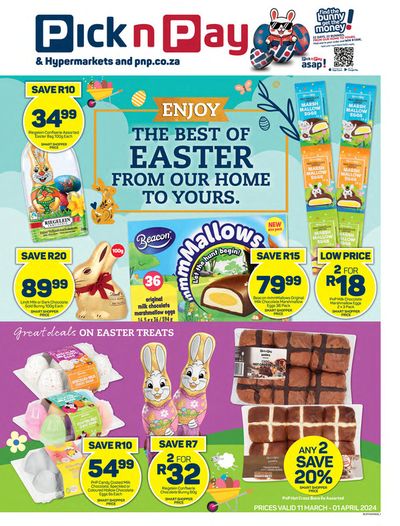 Pick n Pay catalogue in Krugersdorp | Pick n Pay Savings From Our Home To Yours. | 2024/03/11 - 2024/04/01