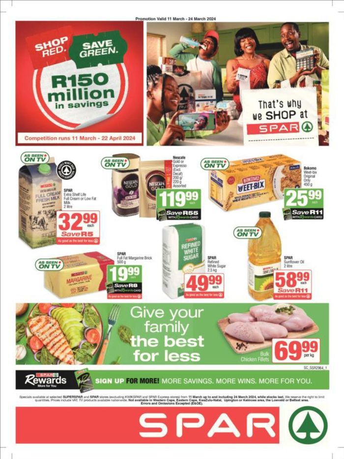 SuperSpar catalogue in Bloemfontein | Store Specials 11 March - 22 April | 2024/03/11 - 2024/04/22