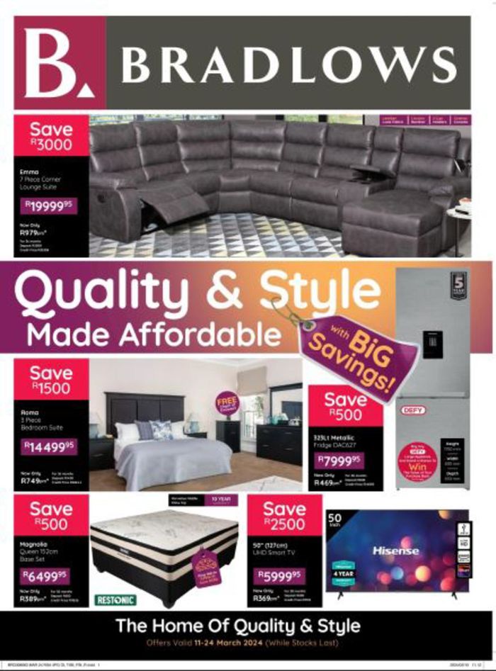 Bradlows Boksburg 10 East Rand Value Mall, Rietfontain Road, Boksburg