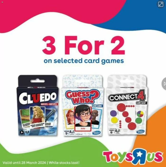 ToysRUs catalogue in Mount Edgecombe | sale | 2024/03/15 - 2024/03/28