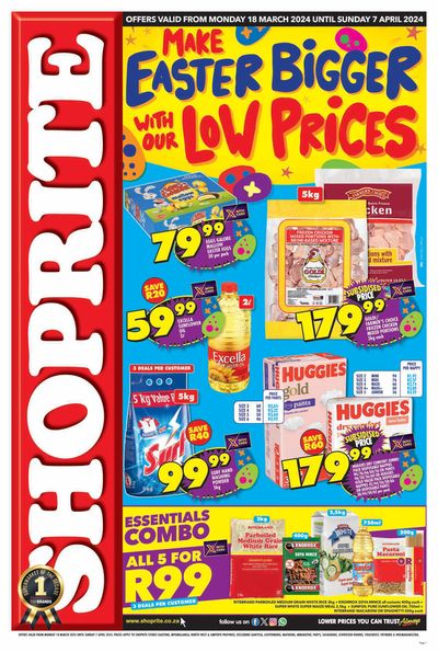 Shoprite catalogue in Emalahleni | Shoprite Easter Deals Great North 18 March - 7 April | 2024/03/18 - 2024/04/07