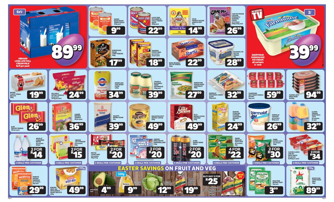 Usave catalogue in Letsitele | Usave No One Is Cheaper This Easter | 2024/03/18 - 2024/04/07