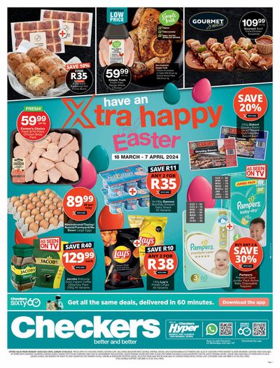 Checkers catalogue in Mdantsane | Checkers Easter Promotion EC 18 March - 7 April | 2024/03/18 - 2024/04/07
