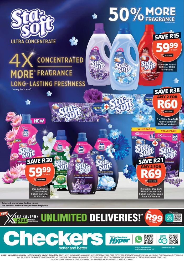 Checkers Hyper catalogue in Somerset West | Checkers Sta-Soft Promotion 18 March - 21 April | 2024/03/18 - 2024/04/21