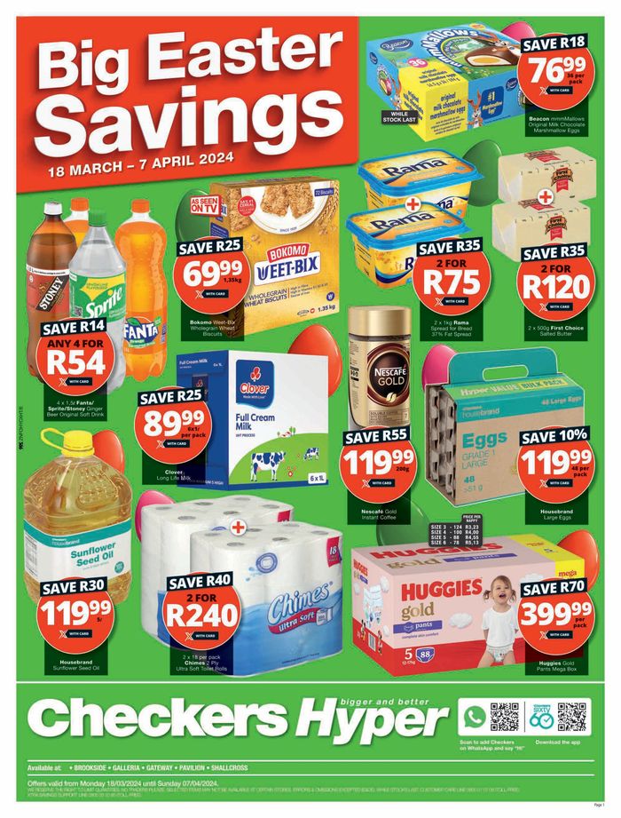 Checkers Hyper catalogue in Umhlanga Rocks | Checkers Hyper Easter Promotion KZN 18 March - 7 April | 2024/03/18 - 2024/04/07