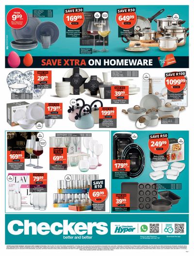 Checkers Hyper catalogue in Umhlanga Rocks | Checkers Easter Homeware Savings KZN 18 March - 7 April | 2024/03/18 - 2024/04/07