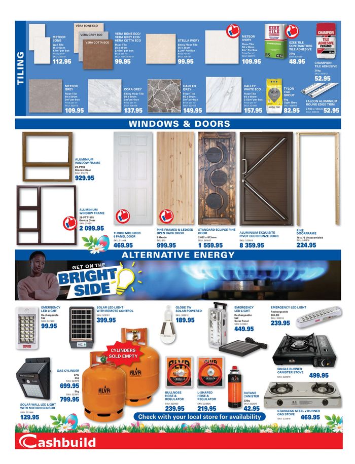 Cashbuild catalogue in Brackenfell | Cashbuild weekly specials Until 21 April | 2024/03/18 - 2024/04/21