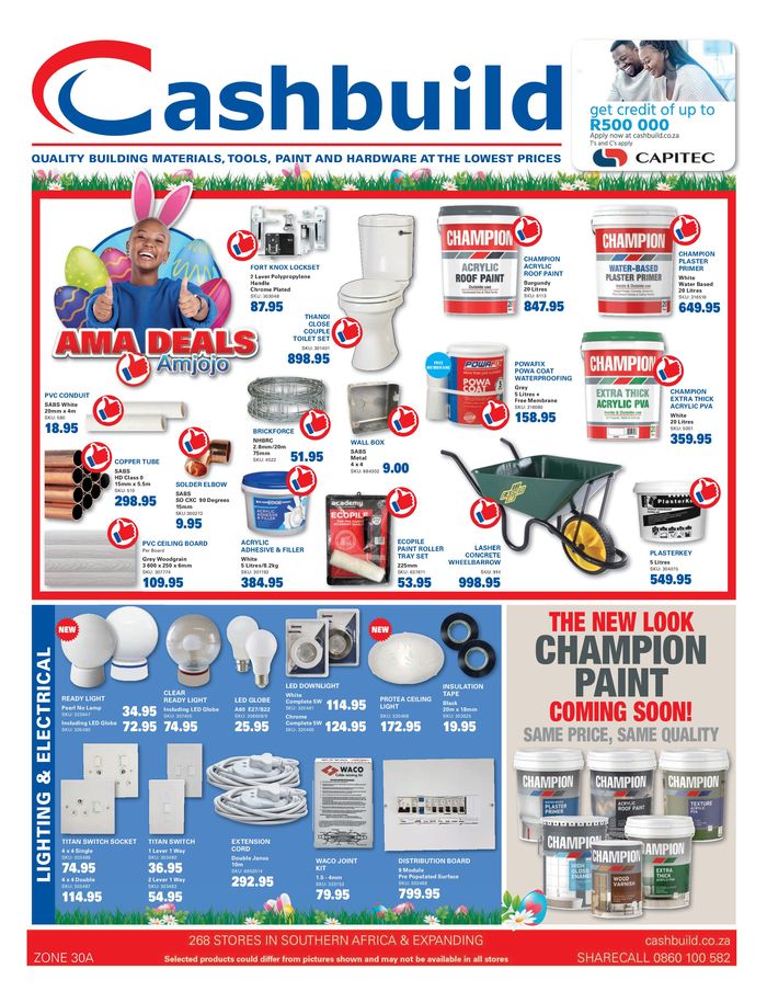 Cashbuild catalogue in Mthatha | Cashbuild weekly specials Until 21 April | 2024/03/18 - 2024/04/21