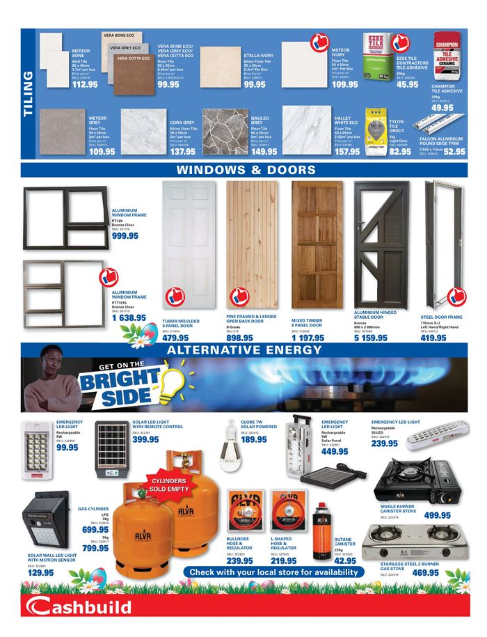 Cashbuild catalogue in Mthatha | Cashbuild weekly specials Until 21 April | 2024/03/18 - 2024/04/21