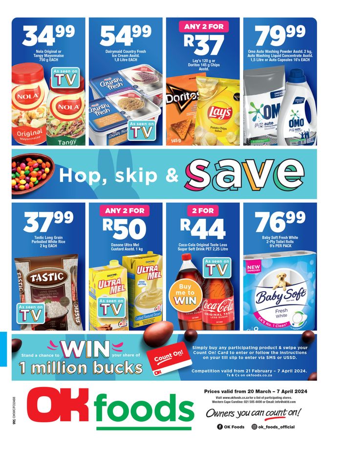 OK Foods catalogue in Worcester | OK Foods weekly specials 20 March - 07 April | 2024/03/20 - 2024/04/07