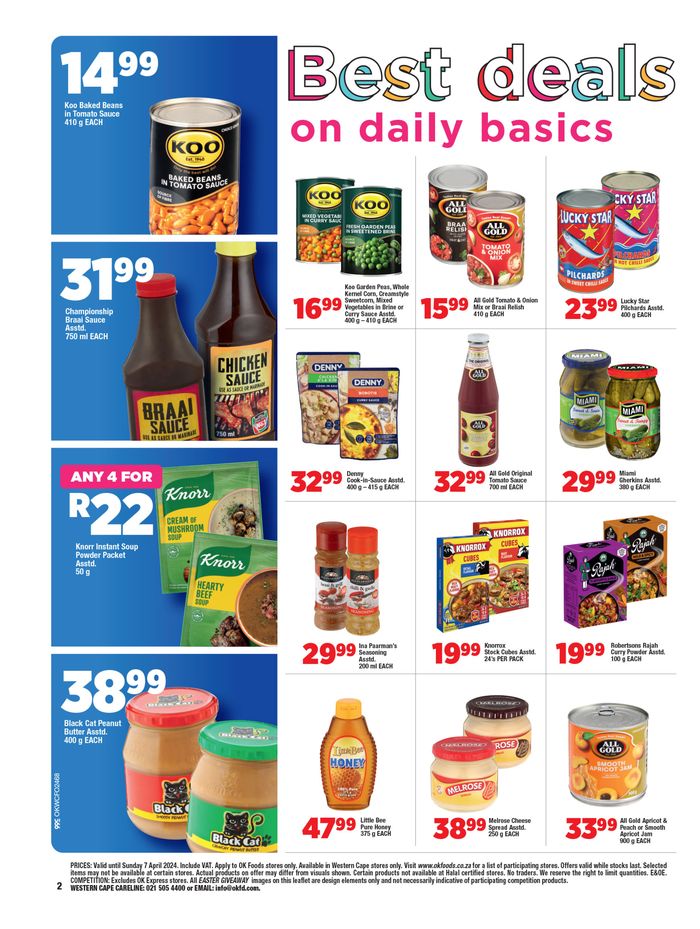 OK Foods catalogue in Bellville | OK Foods weekly specials 20 March - 07 April | 2024/03/20 - 2024/04/07