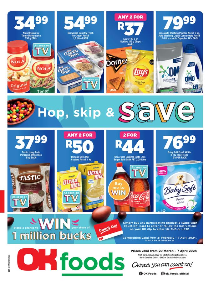 OK Foods catalogue in Marble Hall | OK Foods weekly specials 20 March - 07 April | 2024/03/20 - 2024/04/07