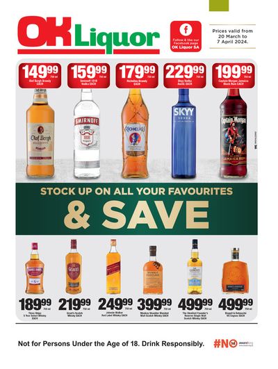 Groceries offers in Reitz | OK Liquor weekly specials 20 March - 07 April in OK Liquor | 2024/03/20 - 2024/04/07