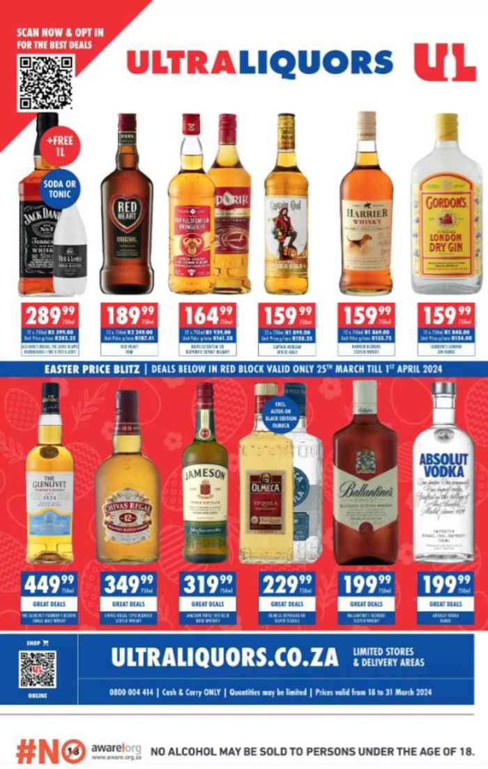 Ultra Liquors catalogue in Pretoria | sale | 2024/03/19 - 2024/03/31
