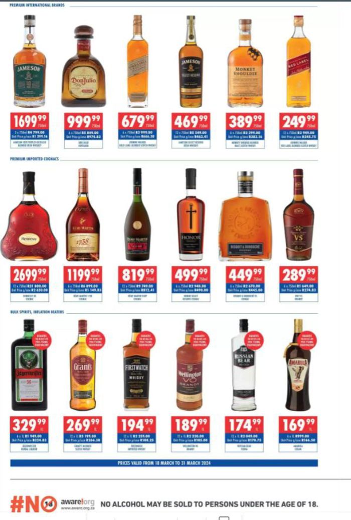 Ultra Liquors catalogue in Johannesburg | sale | 2024/03/19 - 2024/03/31