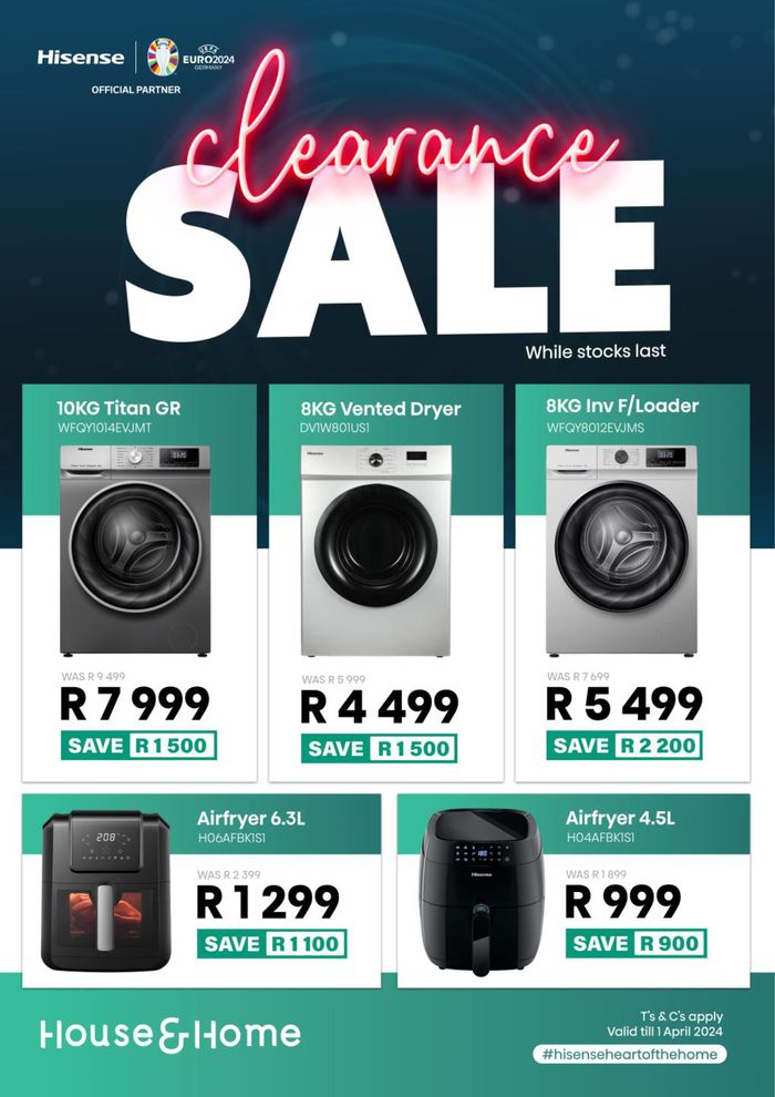 House & Home catalogue in Centurion | Promotions House & Home | 2024/03/21 - 2024/04/01