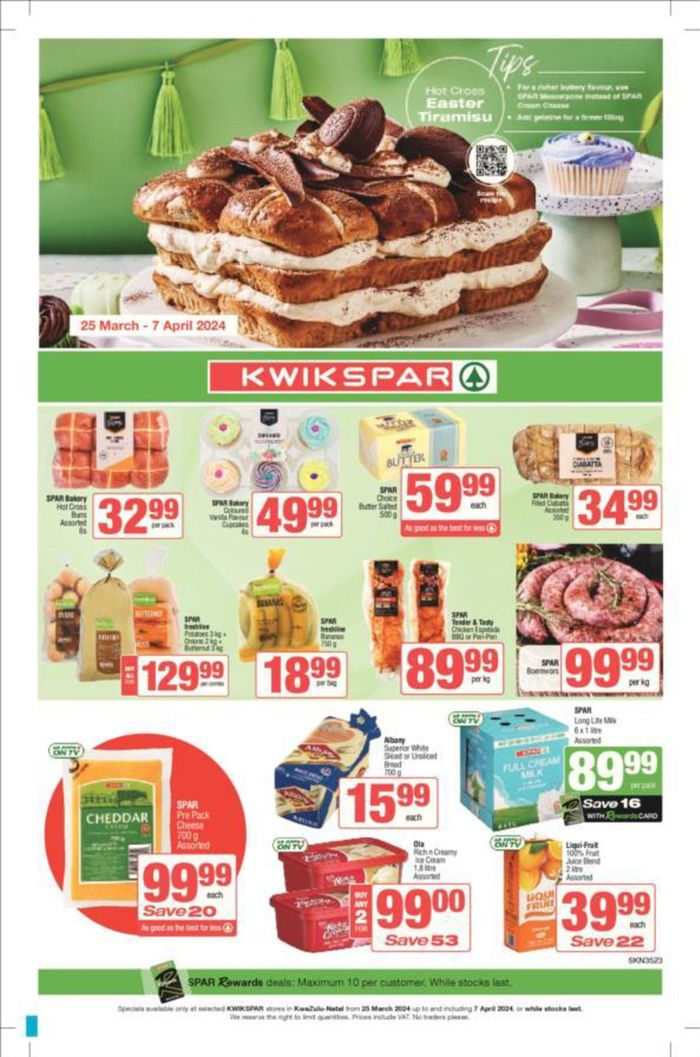 KwikSpar catalogue in Pietermaritzburg | KwikSpar weekly specials 25 March - 07 April | 2024/03/25 - 2024/04/07