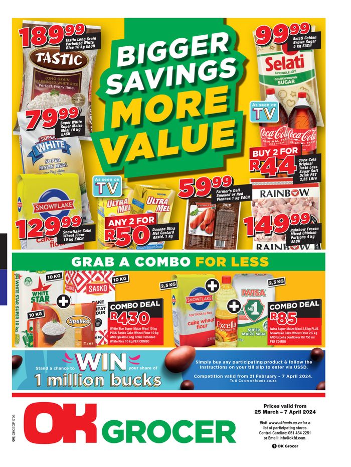 OK Grocer catalogue | OK Grocer weekly specials | 2024/03/25 - 2024/04/07