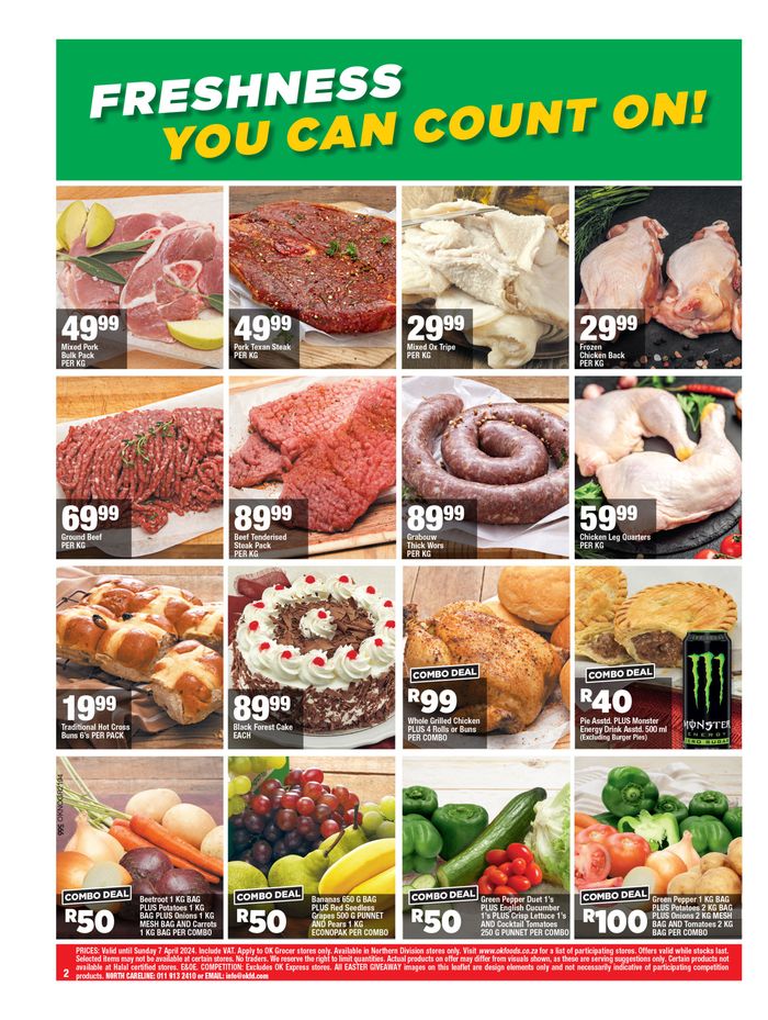OK Grocer catalogue in Roodepoort | OK Grocer weekly specials | 2024/03/25 - 2024/04/07