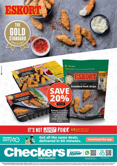 Checkers catalogue in Cape Town | Checkers Eskort Promotion 25 March - 12 April | 2024/03/25 - 2024/04/12