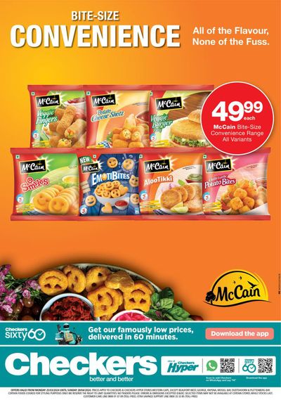 Checkers catalogue in Kraaifontein | Checkers McCain promotion 25 March - 28 April | 2024/03/25 - 2024/04/28
