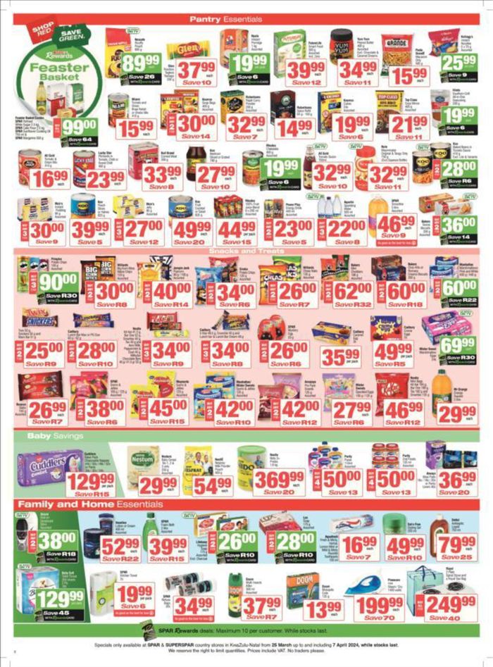 SuperSpar catalogue in Vryheid | Store Specials 25 March - 07 April | 2024/03/25 - 2024/04/07
