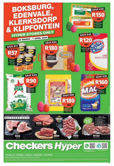 Checkers Hyper catalogue in Klerksdorp | Checkers Hyper weekly specials 25 March - 07 April | 2024/03/25 - 2024/04/07