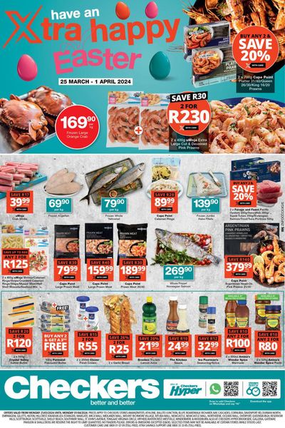 Checkers Hyper catalogue in Queensburgh | Checkers Seafood Promotion 25 March - 1 April | 2024/03/25 - 2024/04/01