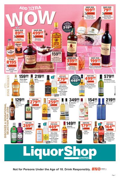 Checkers Liquor Shop catalogue in Pietermaritzburg | sale | 2024/03/25 - 2024/04/07