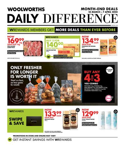 Woolworths catalogue in Burgersfort | Catalog Woolworths Until 7 April | 2024/03/26 - 2024/04/07