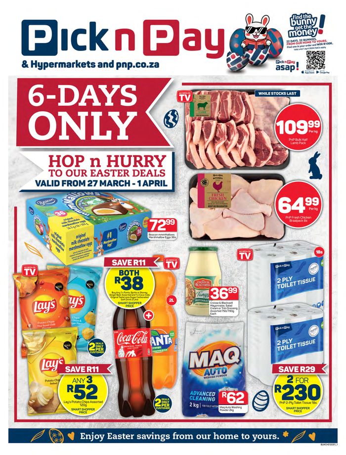 Pick n Pay catalogue in Hermanus | Pick n Pay weekly specials 27 March - 01 April | 2024/03/27 - 2024/04/01