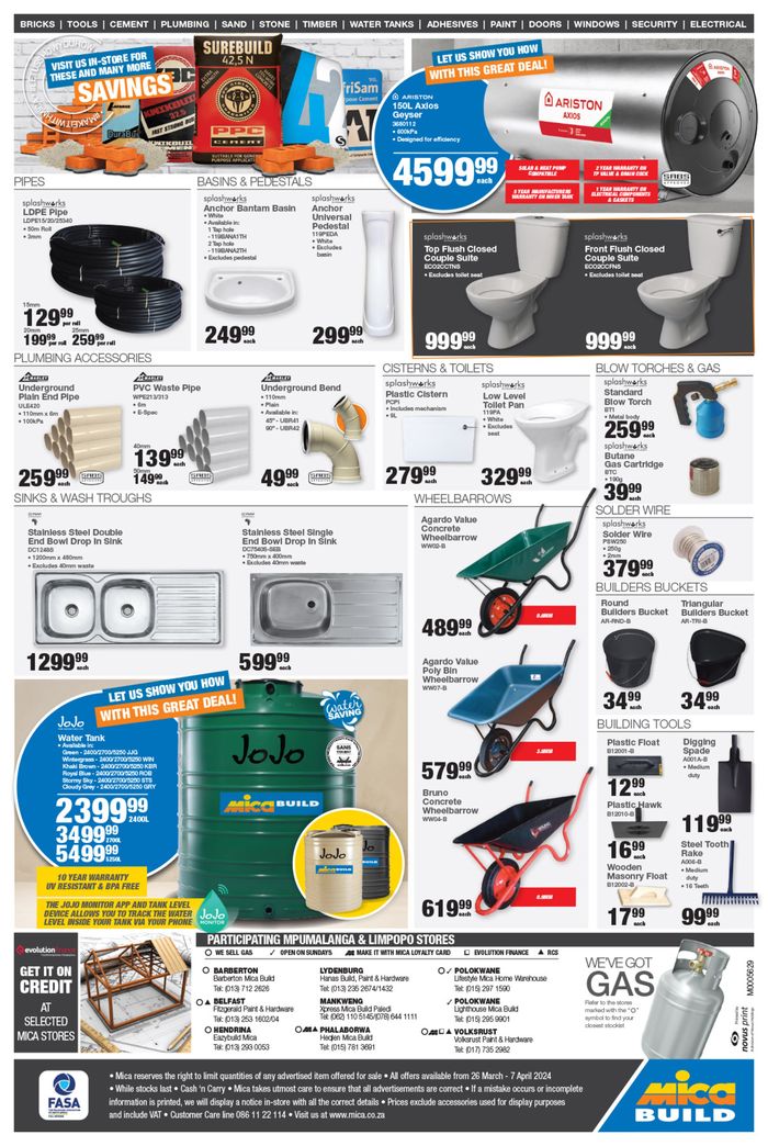 Mica catalogue in Centurion | Mica weekly specials 26 March 07 April | 2024/03/26 - 2024/04/07