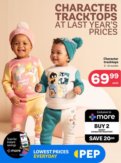 Groceries offers | Character tracktops in PEP | 2024/03/27 - 2024/04/24