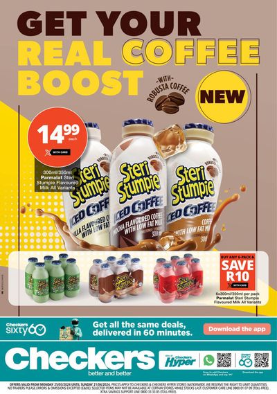 Checkers Hyper catalogue in Bloemfontein | Checkers Steri Stumpie Promotion Until 21 April | 2024/03/27 - 2024/04/21