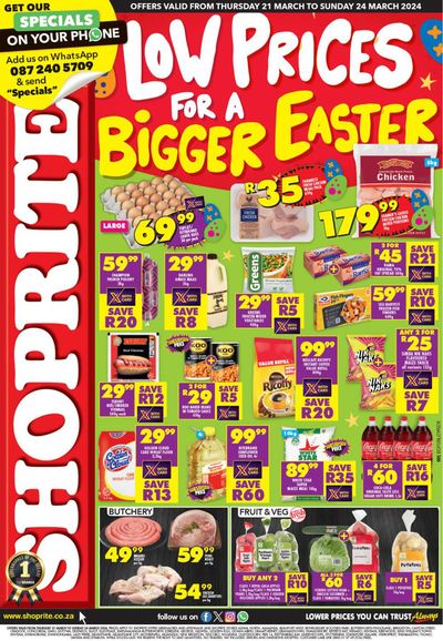 Shoprite catalogue in Port Elizabeth | Shoprite Easter Deals EC 28 March - 31 March | 2024/03/28 - 2024/03/31